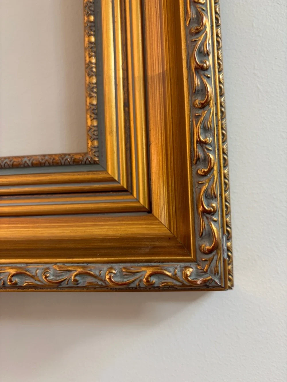 Gold Leaf Ornate Embossed Wood Picture Frame Art Artwork Wall Decor Home Accents